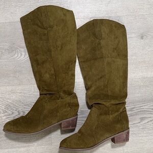Women's Suede Knee-High Boots